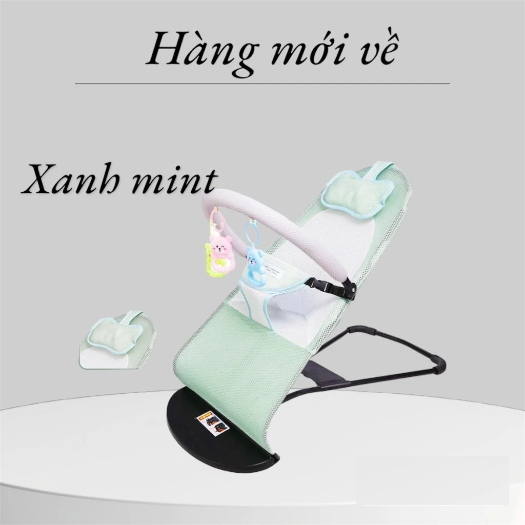 🎉𝑴𝒊𝒆̂̃𝒏 𝑺𝒊́𝒑🎉Ghế nhún⚡tặng treo đồ chơi⚡có rung cho bé|