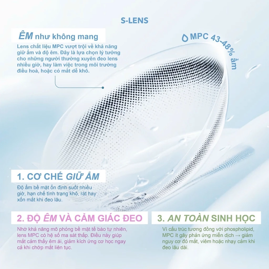 SLENS - 1 NGÀY (1 CHIẾC) GLORY brown/gray/green/hazel MPC - Kính áp tròng Hàn quốc Seoullens - 3