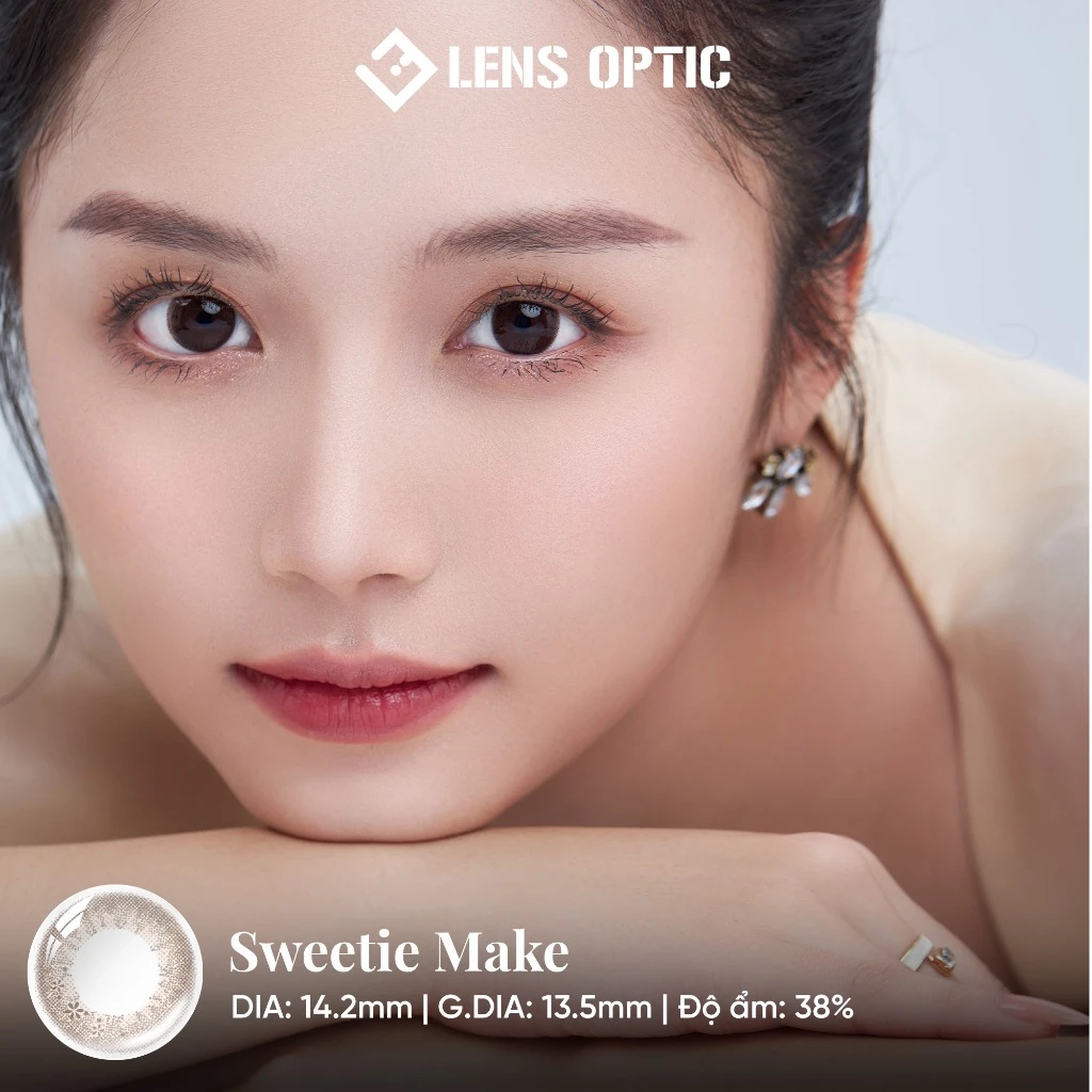Kính áp tròng SEED Eye Coffret 1 Day UV màu Sweetie Make – Lens dùng 1 ngày có độ cận -Lens Optic HN - 2