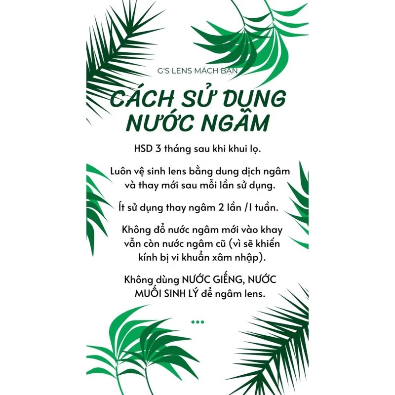 Nước Ngâm / Nhỏ Mắt Chuyên Dụng Cho Lens Thương Hiệu Aqua + Nice Eyes - 3