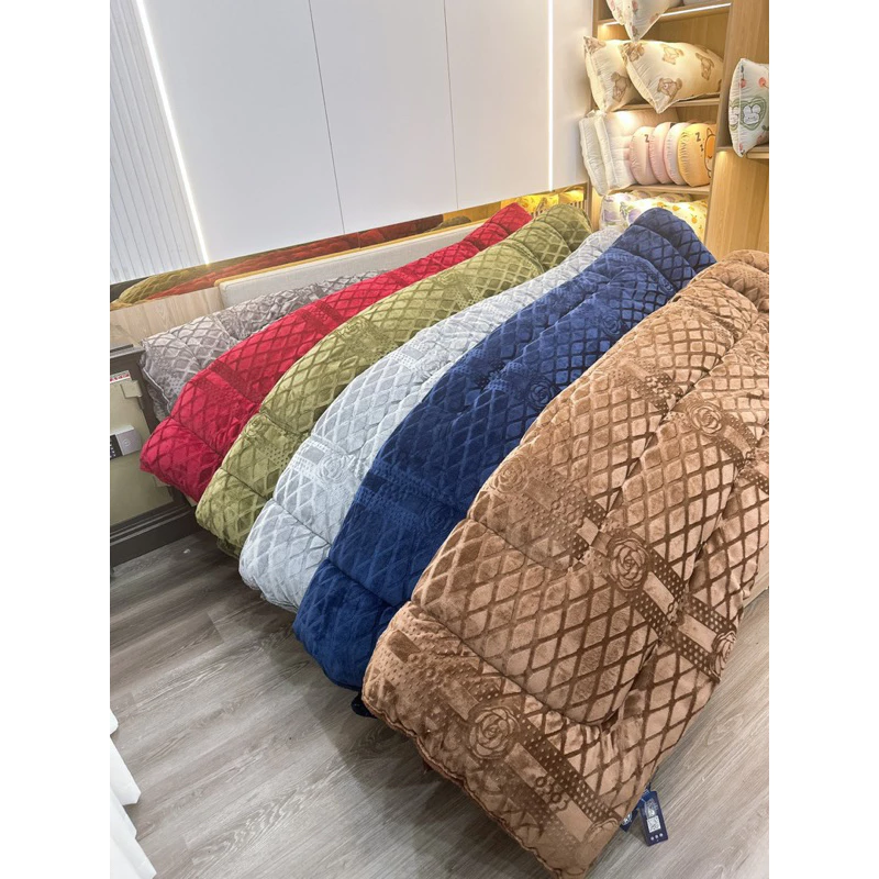 Chăn Nỉ Lông Thỏ Boss Decor co co Siêu Ấm 2mx2m3 dày dặn mẫu mới nhất - 3