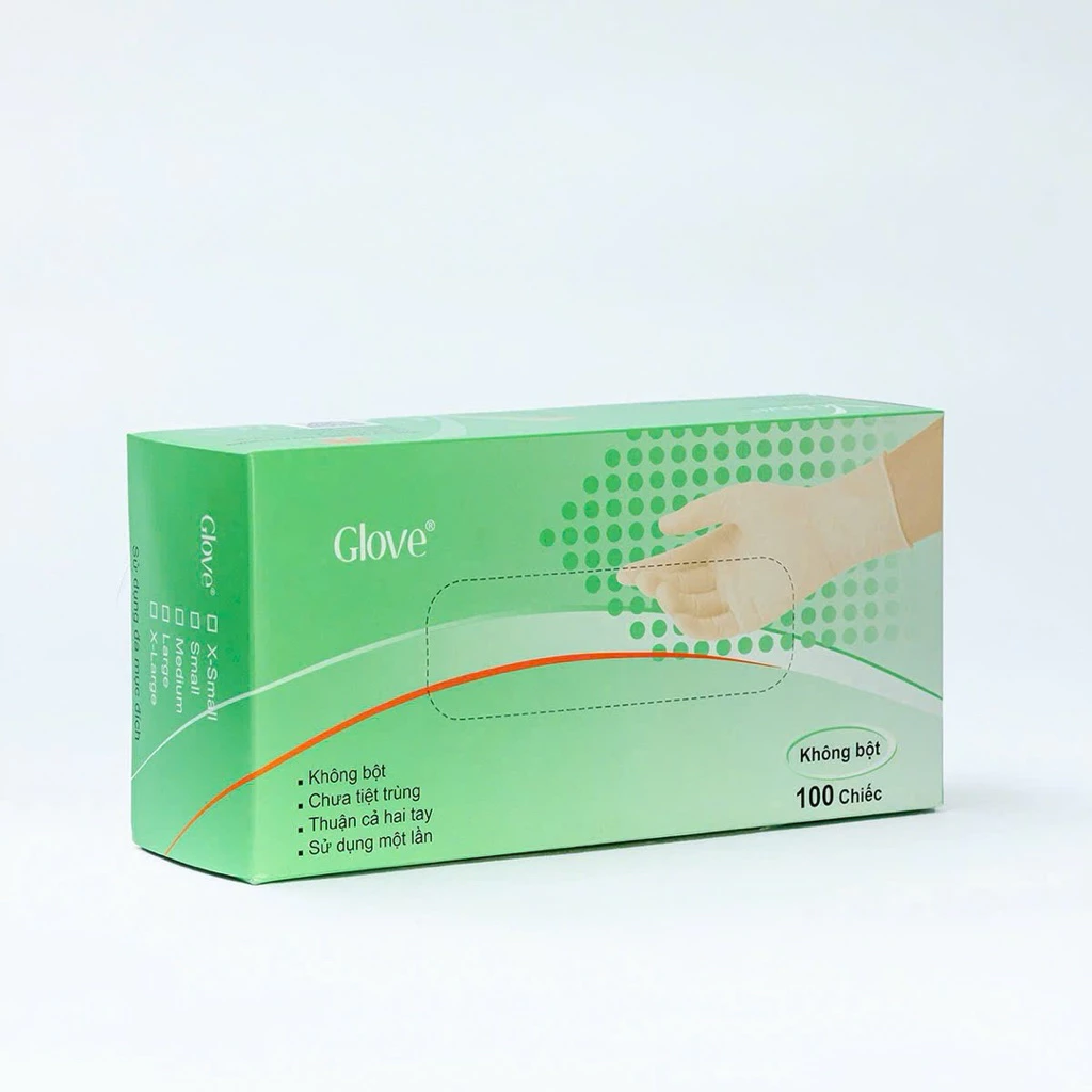 Găng Tay Cao Su Trắng - Y Tế Không Bột Và Có Bột - Chuyên Dùng Trong Y Tế, Spa ,Thẩm Mỹ Viện, PHUN XĂM- NHÀ HÀNG