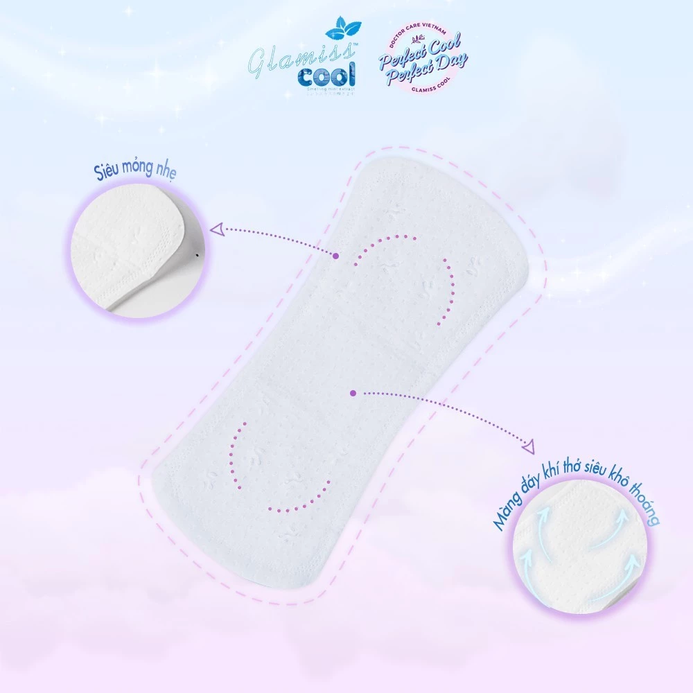 [QUÀ TẶNG KHÔNG BÁN] Gift 3 miếng băng vệ sinh Glamiss Cool Extra - 3