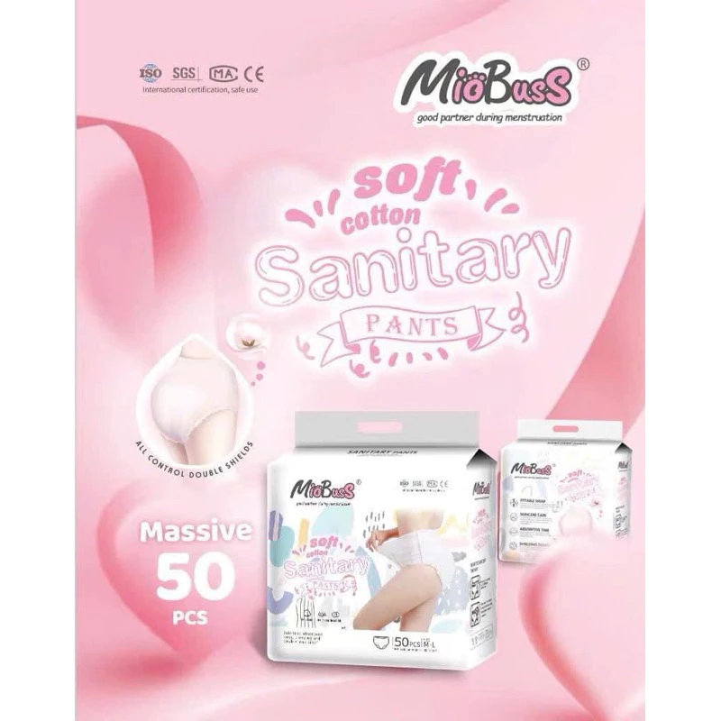 [ CÓ CHE TÊN ]50 BĂNG VỆ SINH QUẦN MIOBUSS FREESIZE TỪ 35KG-85kg MẶC THOẢI MÁI - 4