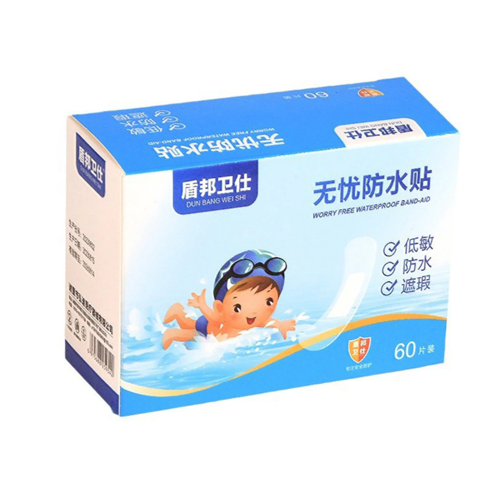 Combo 60 miếng dán vết thương, chống nước trong suốt siêu dính