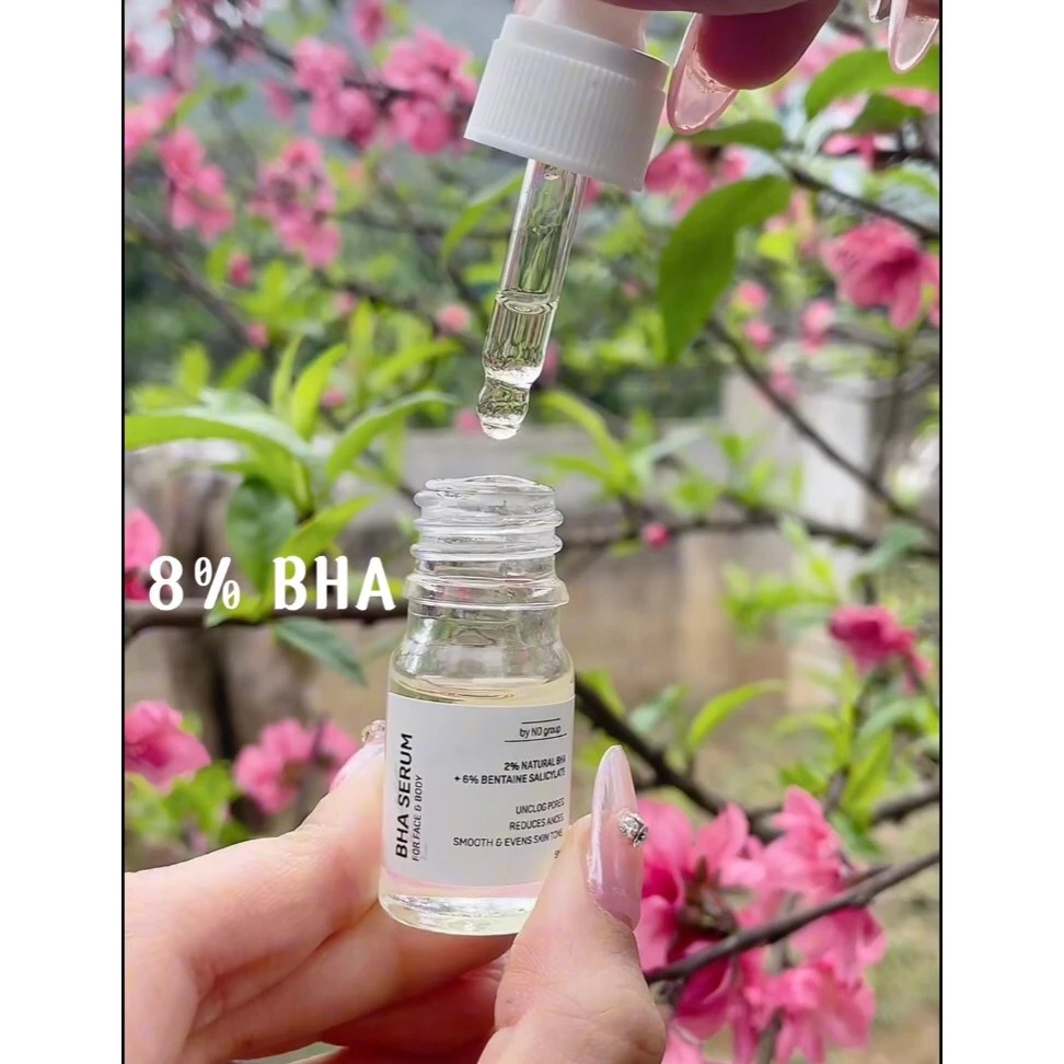 BHA Serum 8% ND 5ml hỗ trợ giảm viêm nang lông, mụn lưng, mụn mông và thâm cho mặt và cơ thể,... - 4