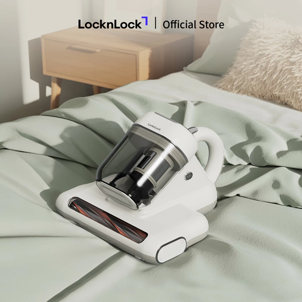 Máy hút bụi giường nệm LocknLock Mattress vacuum cleaner ENV818IVY khử trùng bằng tia UV - Màu ngà - 2