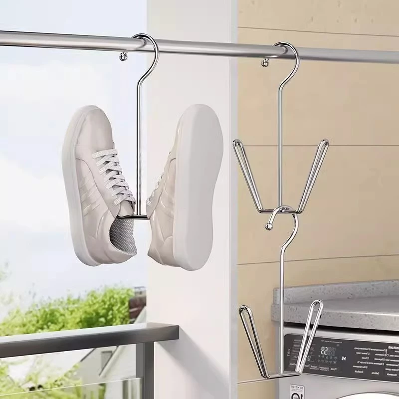 Móc Treo Phơi Giày Giữ Form - Chất Liệu Bằng Inox 304, Móc Phơi Đồ Đa Năng Cao Cấp Không Gỉ Siêu Bền 88509 HOANGXUANVP88 - 2