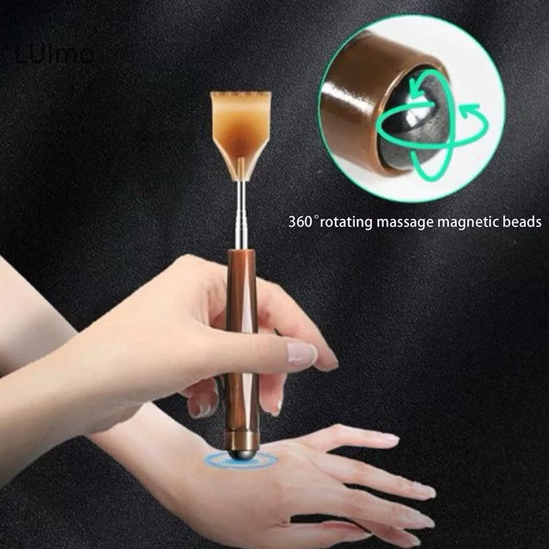 Cây Gãi Lưng Có Thể Kéo Dài Tiện Dụng Tay cầm có viên bi mát xa lưng xoay 360 độ - 5