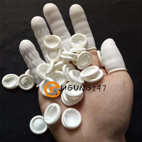 SET 200 Bao ngón tay cao su - Bao ngón tay y tế giúp tăng độ bám, chống tĩnh điện, chống mồ hôi, vết bẩn