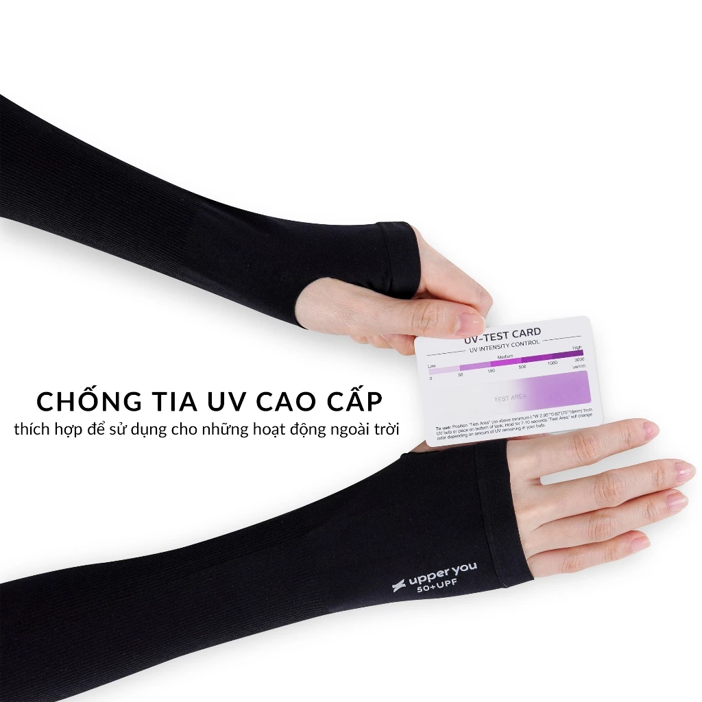 Găng Tay Chống Nắng Nam Nữ Cao Cấp Đạt Chuẩn UPF50+ VSOCKS Thun Lạnh Co Giãn 4 Chiều - ASLX01/OTX01/OTK01