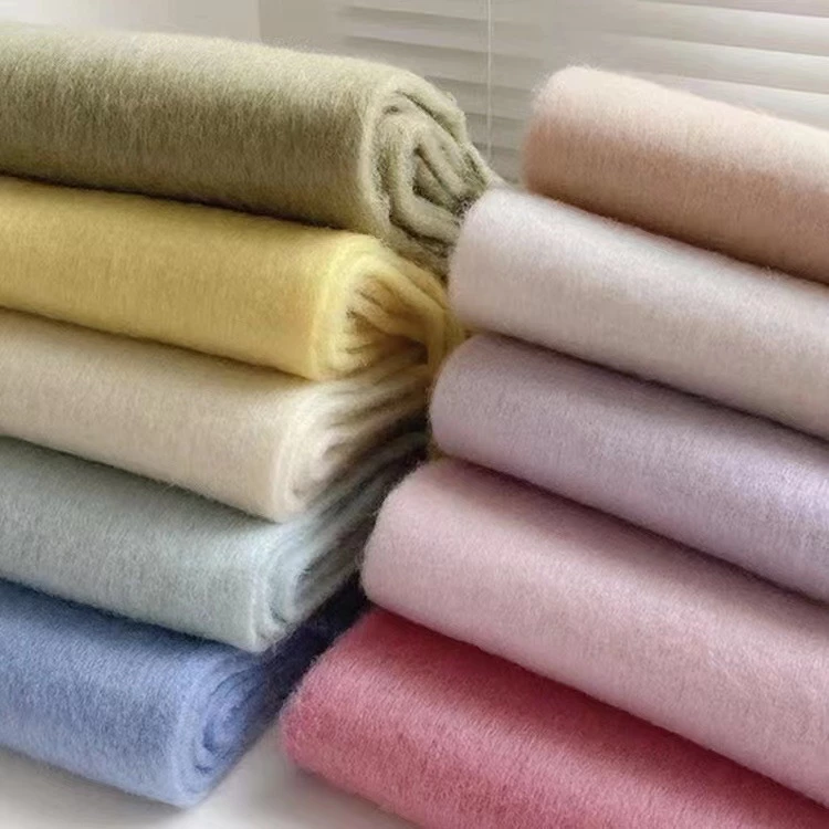 Khăn Len Quàng Cổ Màu Sắc Pastel Trơn Cực Mềm Mịn, Form Phồng Cực Dễ Phối - 6