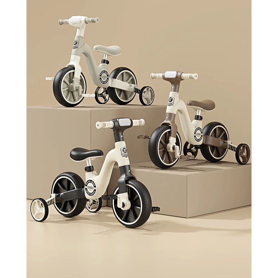 Xe đạp 3 bánh cho bé - Xe chòi chân 3 bánh thăng bằng 3in1 - 4