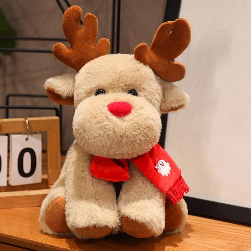 Gấu bông tuần lộc Jollibee siêu hot đang yêu size 30cm - Gấu bông noel