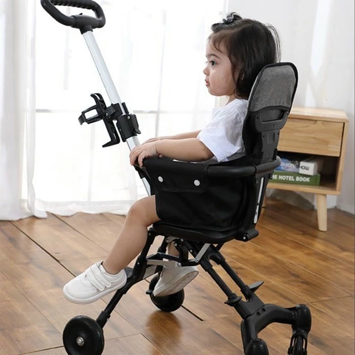 XE TRẺ EM - XE ĐẨY ĐẢO CHIỀU, GẤP GỌN, XOAY CHIỀU - THOÁNG LƯNG CHO BÉ - 4