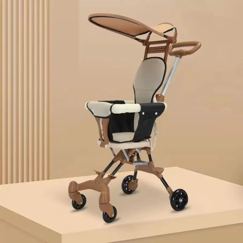 XE TRẺ EM - XE ĐẨY ĐẢO CHIỀU, GẤP GỌN, XOAY CHIỀU - THOÁNG LƯNG CHO BÉ - 3