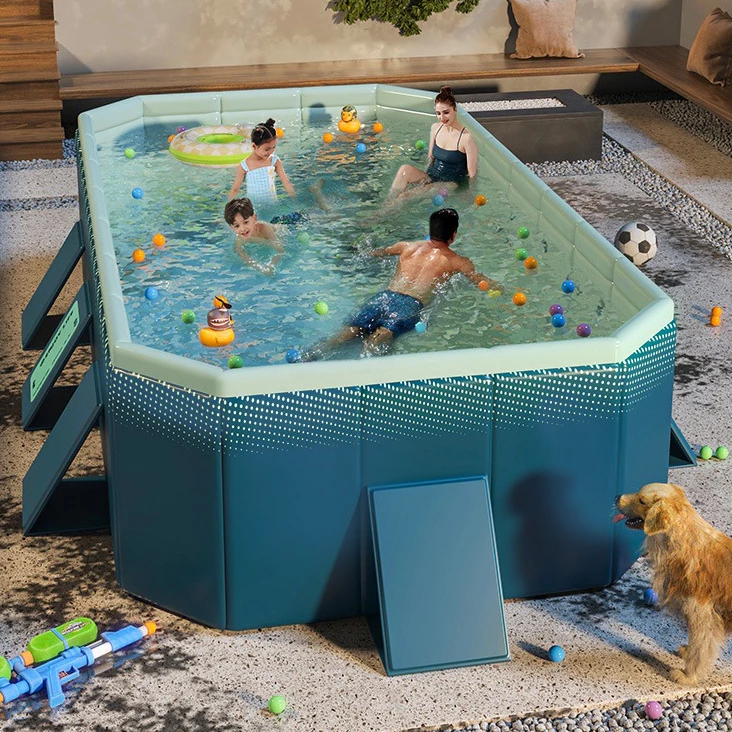 Bể Bơi Gấp Gọn Cho Bé, bể bơi không cần bơm hơi gấp gọn tiết kiệm diện tích - 3
