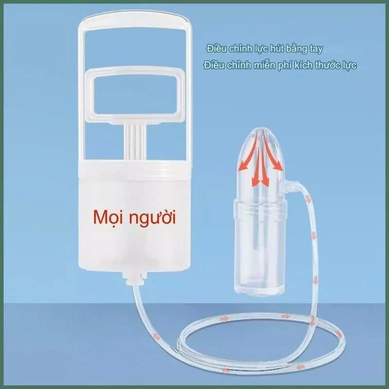 Bộ Dụng Cụ Hút Mũi YATASMART,Máy Hút Mũi An Toàn Cho Bé,Dụng Cụ Hút Mũi Kéo Tay Thế Hệ Mới 2024 - 5
