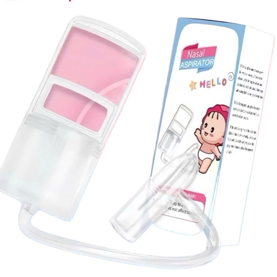 Dụng cụ hút mũi cho bé cầm tay thế hệ mới đầu silicon đầu silicon mềm êm an toàn không đau rát bé - 2