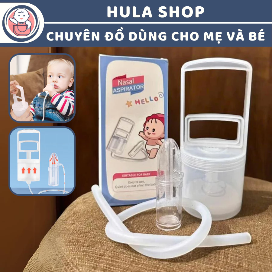 Dụng cụ hút mũi cho bé cầm tay thế hệ mới đầu silicon đầu silicon mềm êm an toàn không đau rát bé - 3