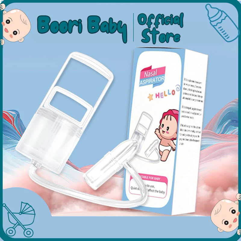 Dụng cụ hút mũi cho bé cầm tay thế hệ mới đầu silicon đầu silicon mềm êm an toàn không đau rát bé - 2