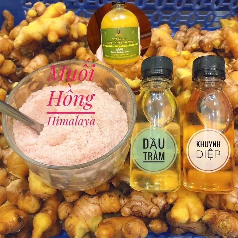 Cốt Gừng Tràm Khuynh Diệp Tắm Bé Ngâm Chân 500ml [Sỉ rẻ nhất] - 2