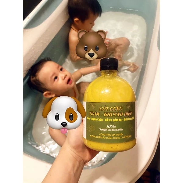 Cốt Gừng Tràm Khuynh Diệp Tắm Bé Ngâm Chân 500ml [Sỉ rẻ nhất] - 3