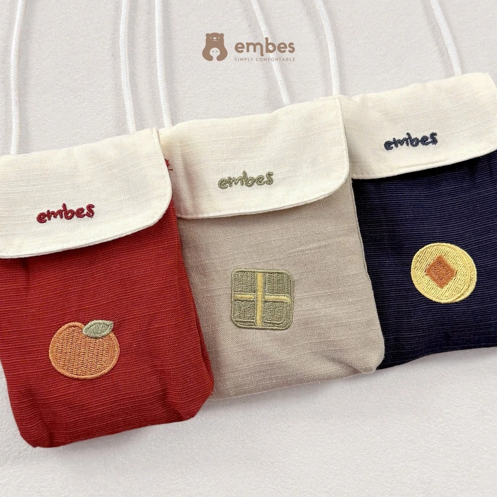 [BST TẾT 2026] Túi Lì Xì Thêu Hình Cute Mặc Phối Cùng Áo Dài Cho Bé Trai Diện Lễ Tết 2026 - 2