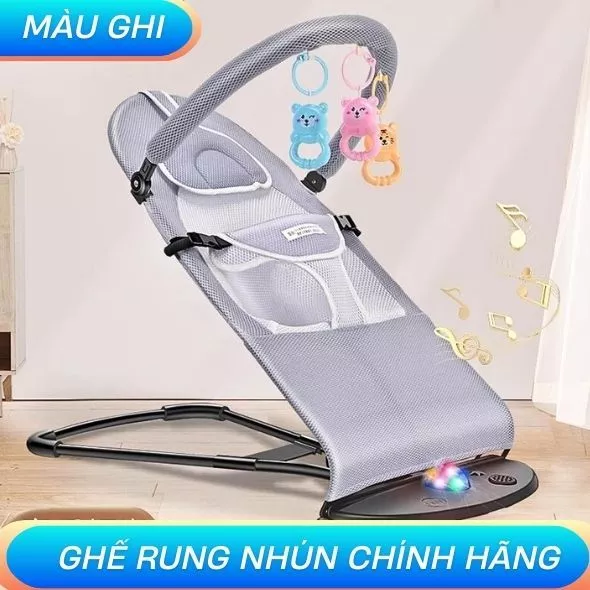 🎉𝑴𝒊𝒆̂̃𝒏 𝑺𝒊́𝒑🎉Ghế nhún⚡tặng treo đồ chơi⚡có rung cho bé| - 3