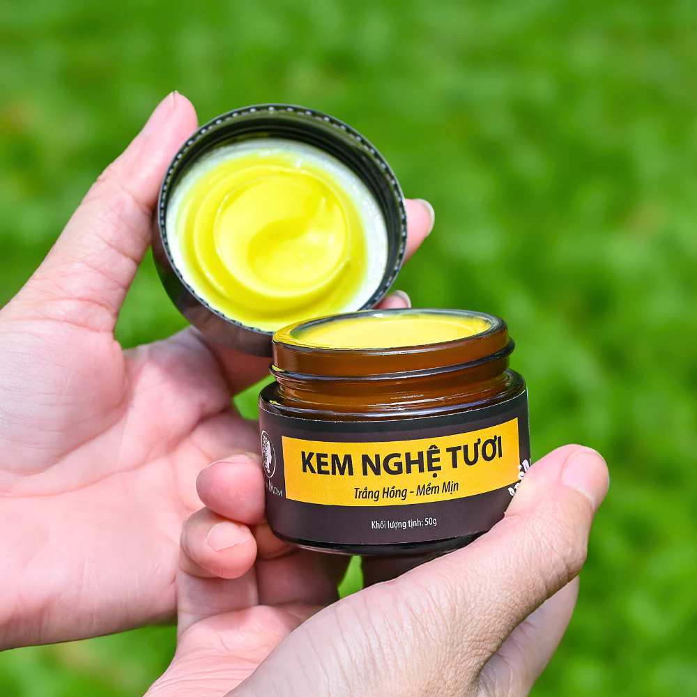 Kem Nghệ Tươi Trắng Da, Ngừa Mụn, Nám, Căng Bóng Da WonMom 50 Gram - 2