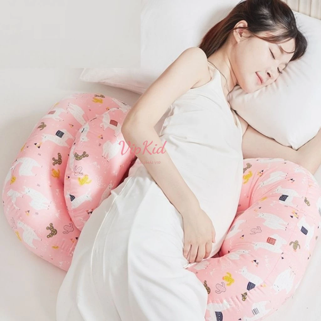 Gối bầu cánh tiên Carekids gối bà bầu giảm đau lưng đỡ bụng cho bà bầu một giấc ngủ ngon Vipkid - 4