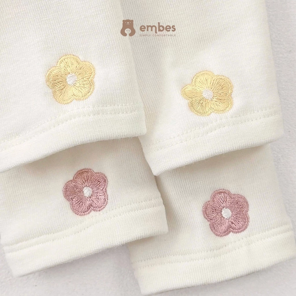 [BST TẾT 2026] Áo Dài Tay Viền Bèo Thêu Hoa Mặc Phối Cùng Váy Bí Cho Bé Gái Diện Tết Size Từ 8-18Kg - 2