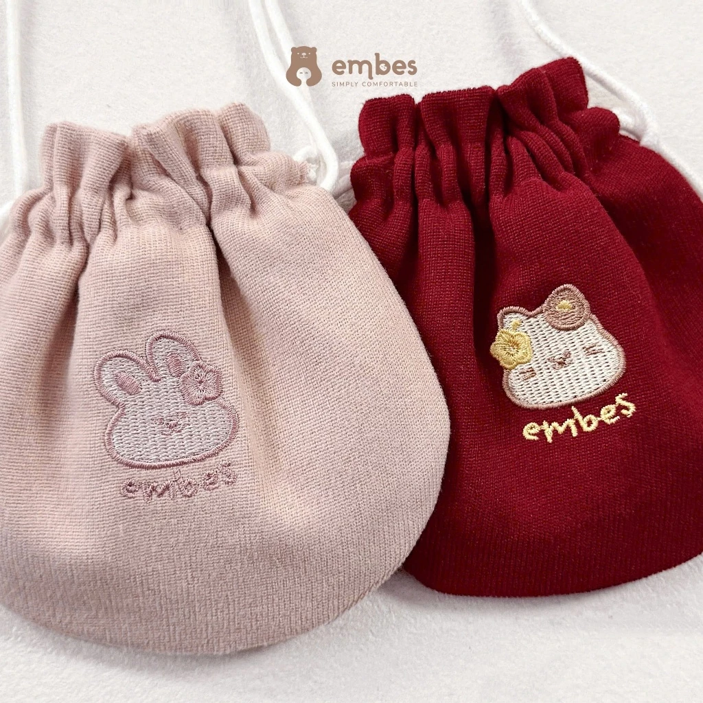 [BST TẾT 2026] Set Khăn Quàng Cổ & Túi Lì Xì Thêu Hình Phối Cùng Áo Dài Cho Bé Gái Diện Lễ Tết - 3