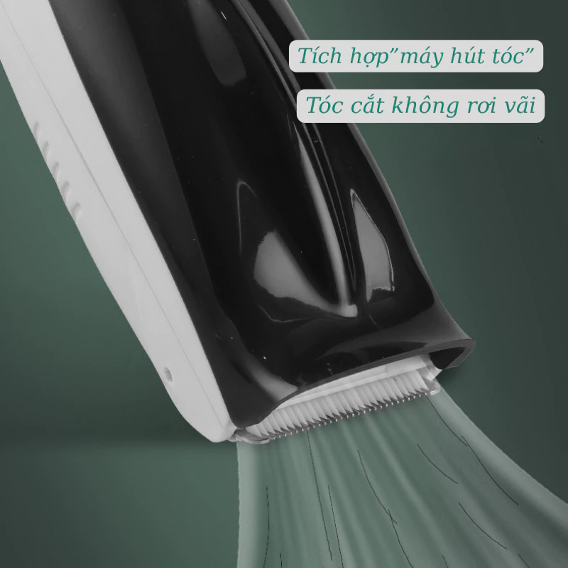 Tông Đơ Cắt Tóc Cho Bé Tông Đơ Hớt Tóc Siêu Êm Dùng Ngay Cả Khi Bé Ngủ, Có Sạc Pin Rời Kèm Bộ Phụ Kiện - 2