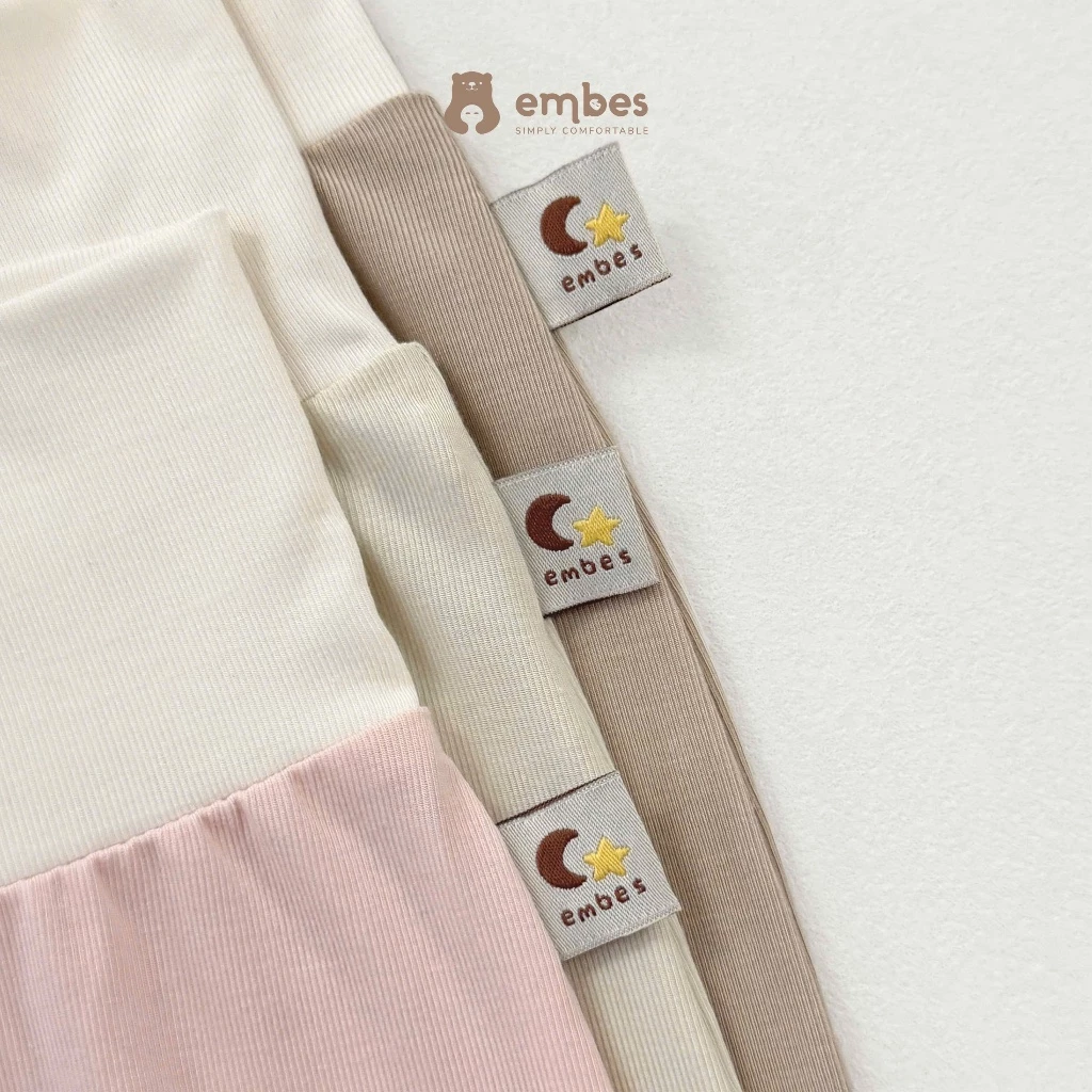 Bộ Sơ Sinh Dài Tay Embes, Bộ Dài Tay Hình In Ngực Cạp Cao Cài Cúc Cổ Chất Cotton Cho Bé Từ 0-9 Tháng - 3