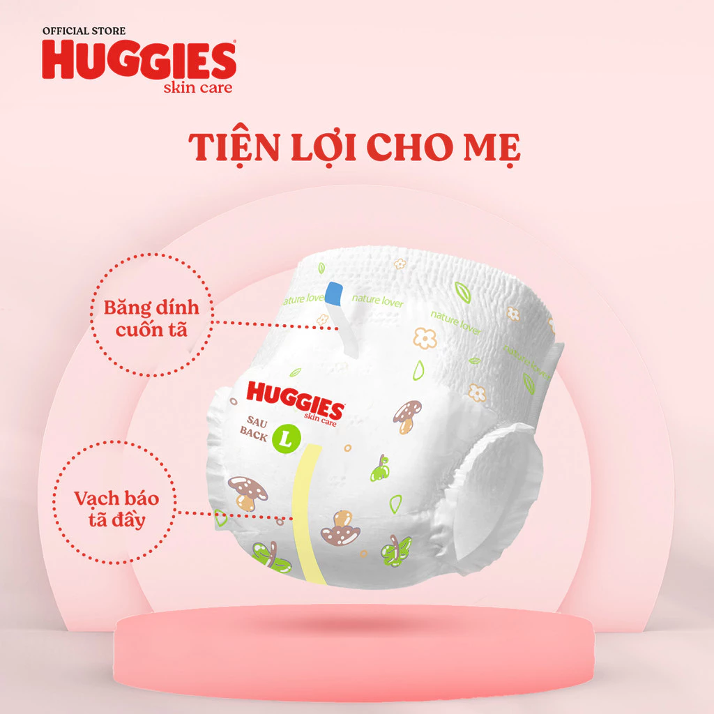 Tã quần Huggies Skincare Mega Jumbo M102+4/L100+4/XL84+4/XXL76+4 - 6