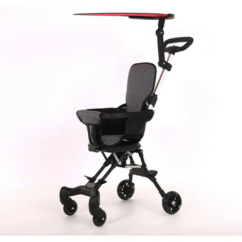 XE TRẺ EM - XE ĐẨY ĐẢO CHIỀU, GẤP GỌN, XOAY CHIỀU - THOÁNG LƯNG CHO BÉ - 2