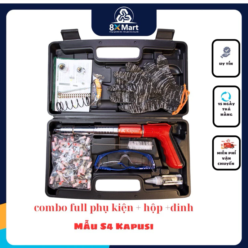 Máy Bắn Đinh ( Kpusi S4 - loại xịn ) Dụng cụ Tiện lợi - Dễ sử dụng - An toàn