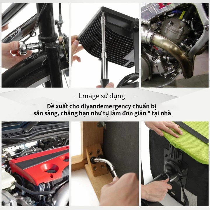 ĐA NĂNG Bộ dụng cụ mở bu lông ốc vít, 40/46 chi tiếc,bộ dụng cụ sửa chữa ô tô xe máy - 6