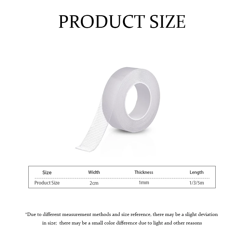 Băng keo hai mặt Nano dạng lưới Băng keo liền mạch có độ bám dính keo hai mặt Acrylic - 6