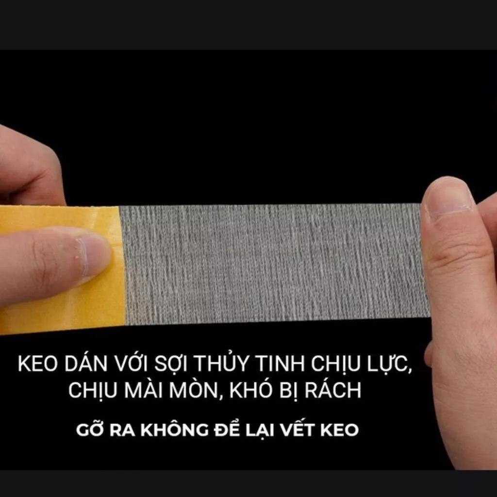 ⚡SIÊU DÍNH⚡ Băng Keo 2 Mặt, Băng Dính 2 Mặt Lưới Sợi Thủy Tinh Cường Lực Siêu Dính Dán Thảm Trải Sàn Siêu Chắc 88446 - 3
