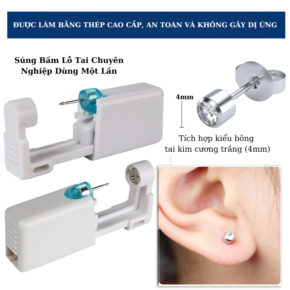 Bấm Lỗ Tai Chuyên Nghiệp Dùng Một Lần - 6