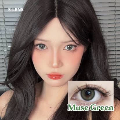 SLENS - 1 NGÀY (1 CHIẾC) MUSE blue/brown/green/pink MPC - Kính áp tròng Hàn quốc Seoullens - 4