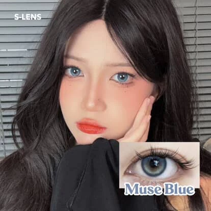 SLENS - 1 NGÀY (1 CHIẾC) MUSE blue/brown/green/pink MPC - Kính áp tròng Hàn quốc Seoullens - 6