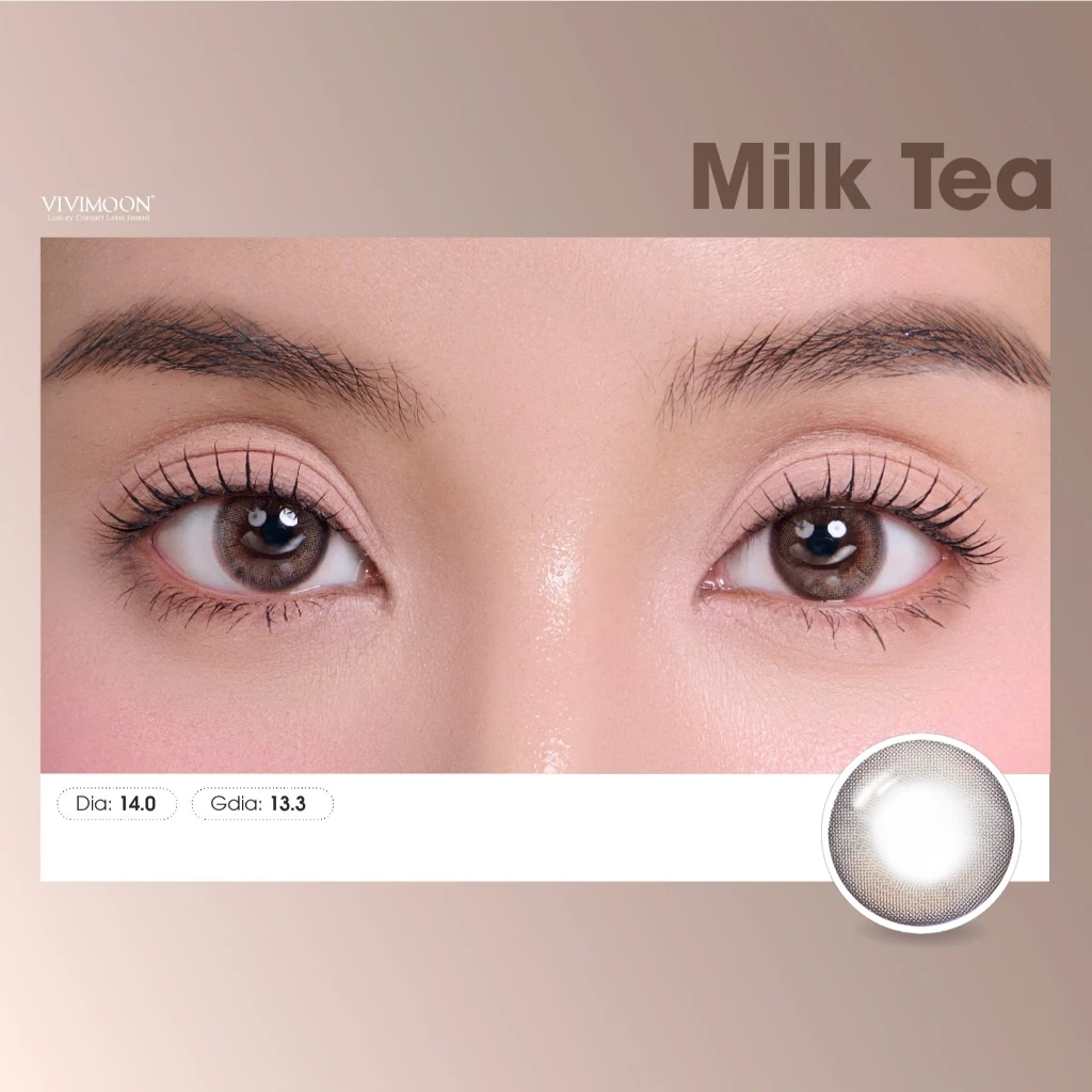 1 Chiếc lens 1 ngày cận VIVIMOON khóa ẩm 5 màu, độ cận từ 0 đến 8 (Giá 1 bên mắt, x2 để đặt 1 đôi) - 4