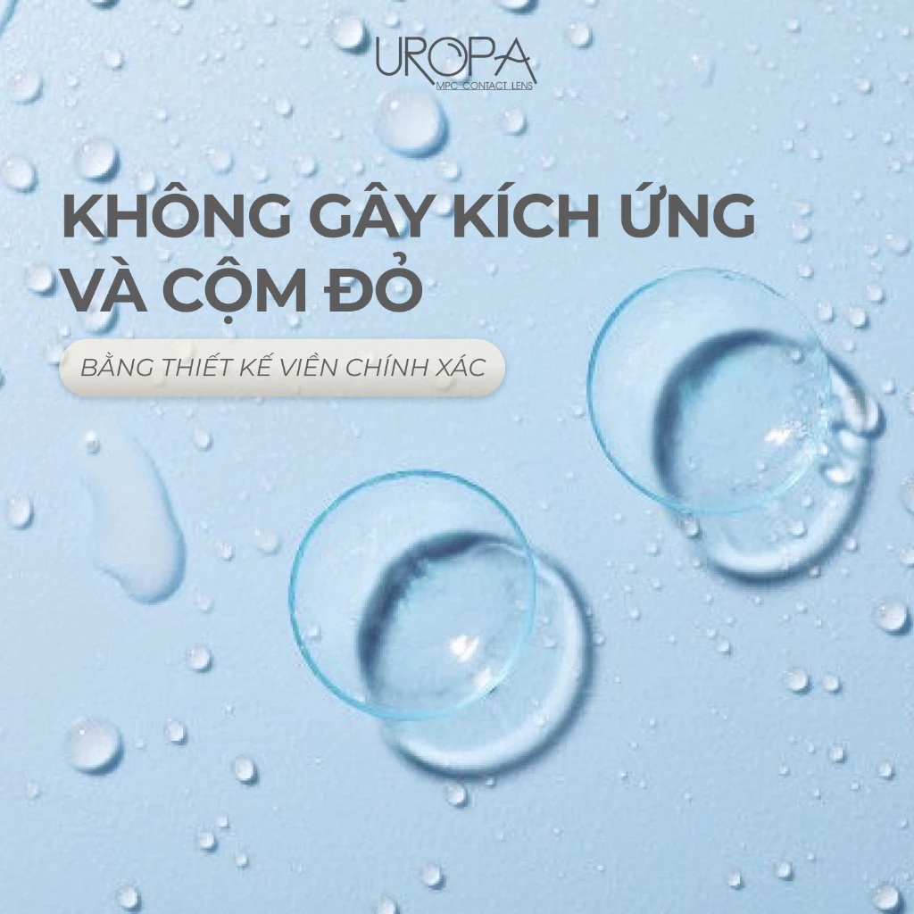 Lens 1 ngày cận trong suốt kính áp tròng UROPA siêu cấp ẩm (từ -1.00 -> -10.00 độ) - 4