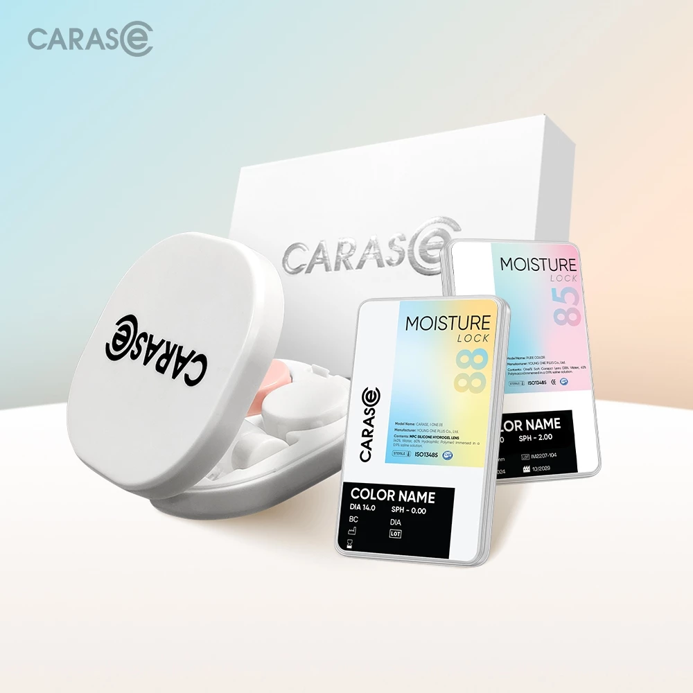 Kính áp tròng khoá ẩm 1 Ngày Màu Nâu Mật Ong CARASE, Lens cận NAOMI BROWN (1 bên mắt) - 2