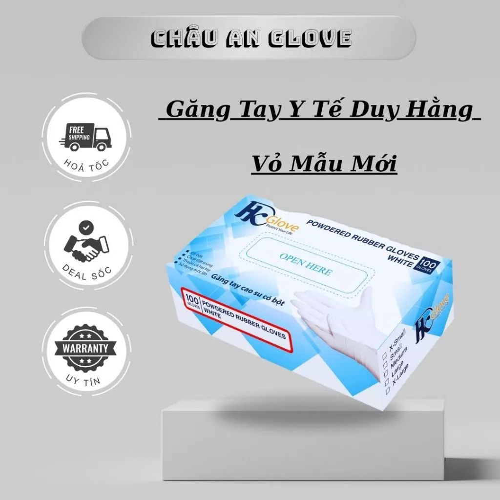 ( Giá Sỉ ) Găng tay y tế có bột và găng tay không bột của Duy Hằng chuyên dùng phòng khám , spa ,phun xăm... - 2