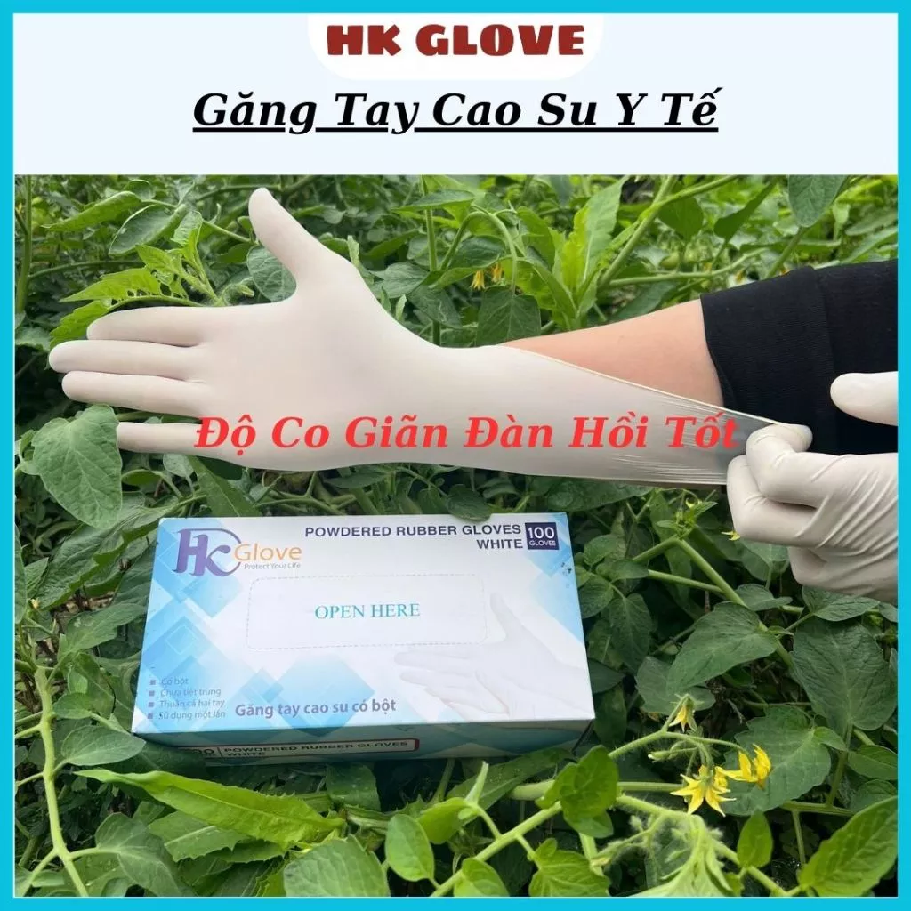 ( Giá Sỉ ) Găng tay y tế có bột và găng tay không bột của Duy Hằng chuyên dùng phòng khám , spa ,phun xăm... - 3