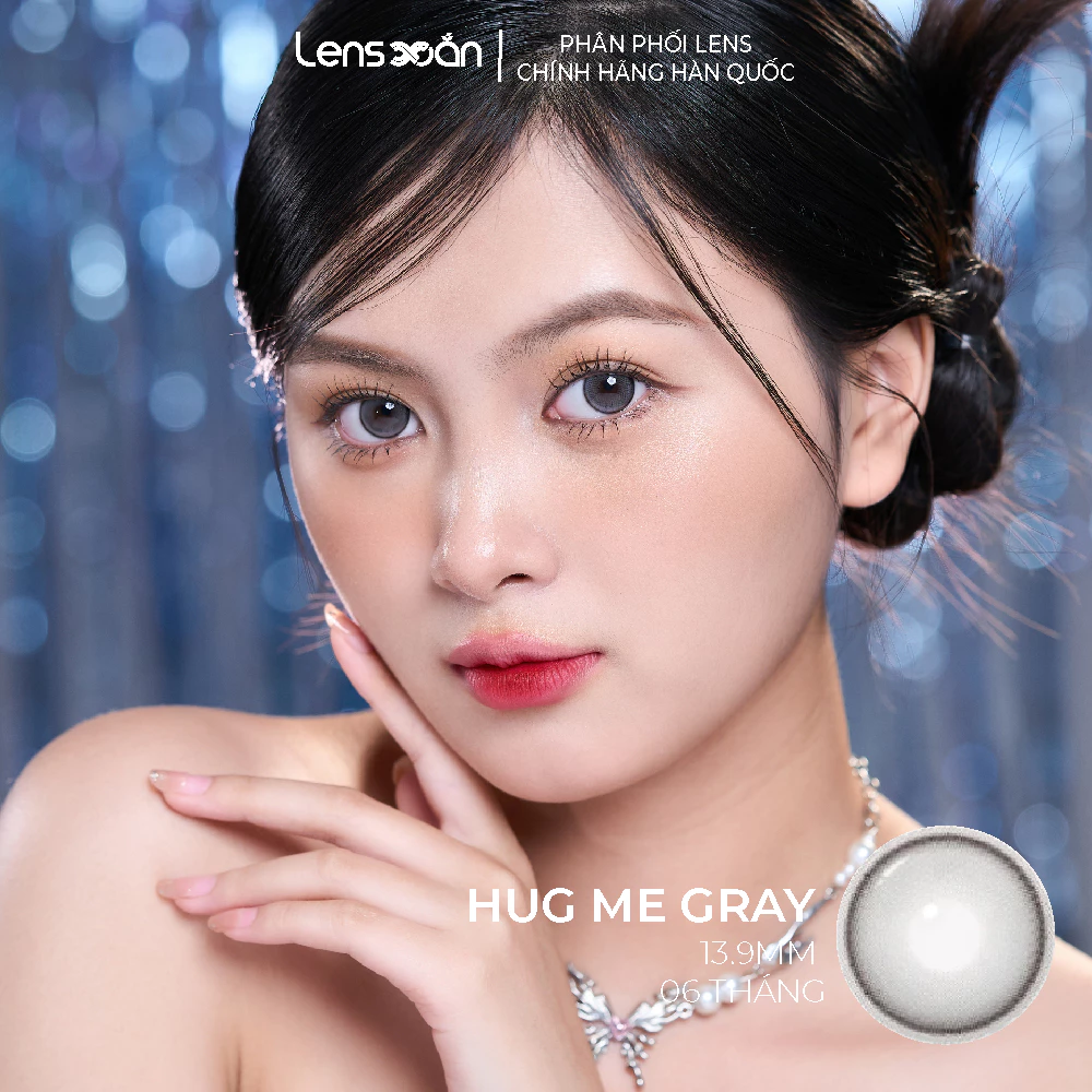 Kính áp tròng cận 6 tháng LENS XOẮN lens tự nhiên giãn tròng có viền trong veo hàn quốc ISHA DEKAME - 4